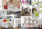 Фотоколлаж: современные кухонные стулья