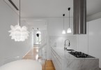 Великолепный интерьер белой кухни