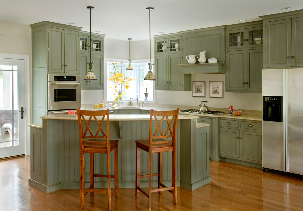 Стильный дизайн интерьера кухни от Quality Custom Cabinetry, Inc