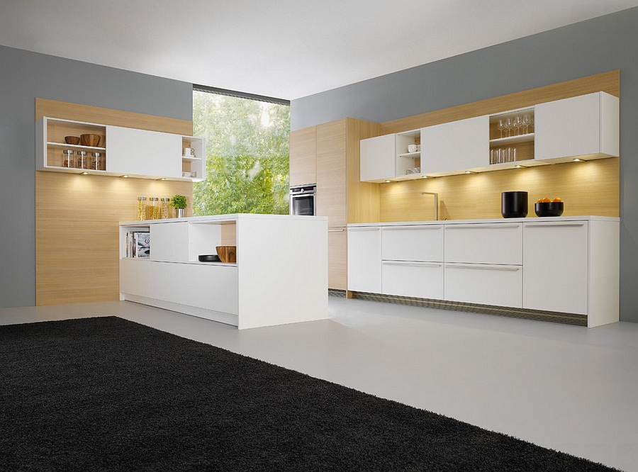 Роскошный дизайн минималистской кухни Kanto от Leicht