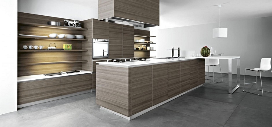 Потрясающий дизайн кухни New Arial от Cesar