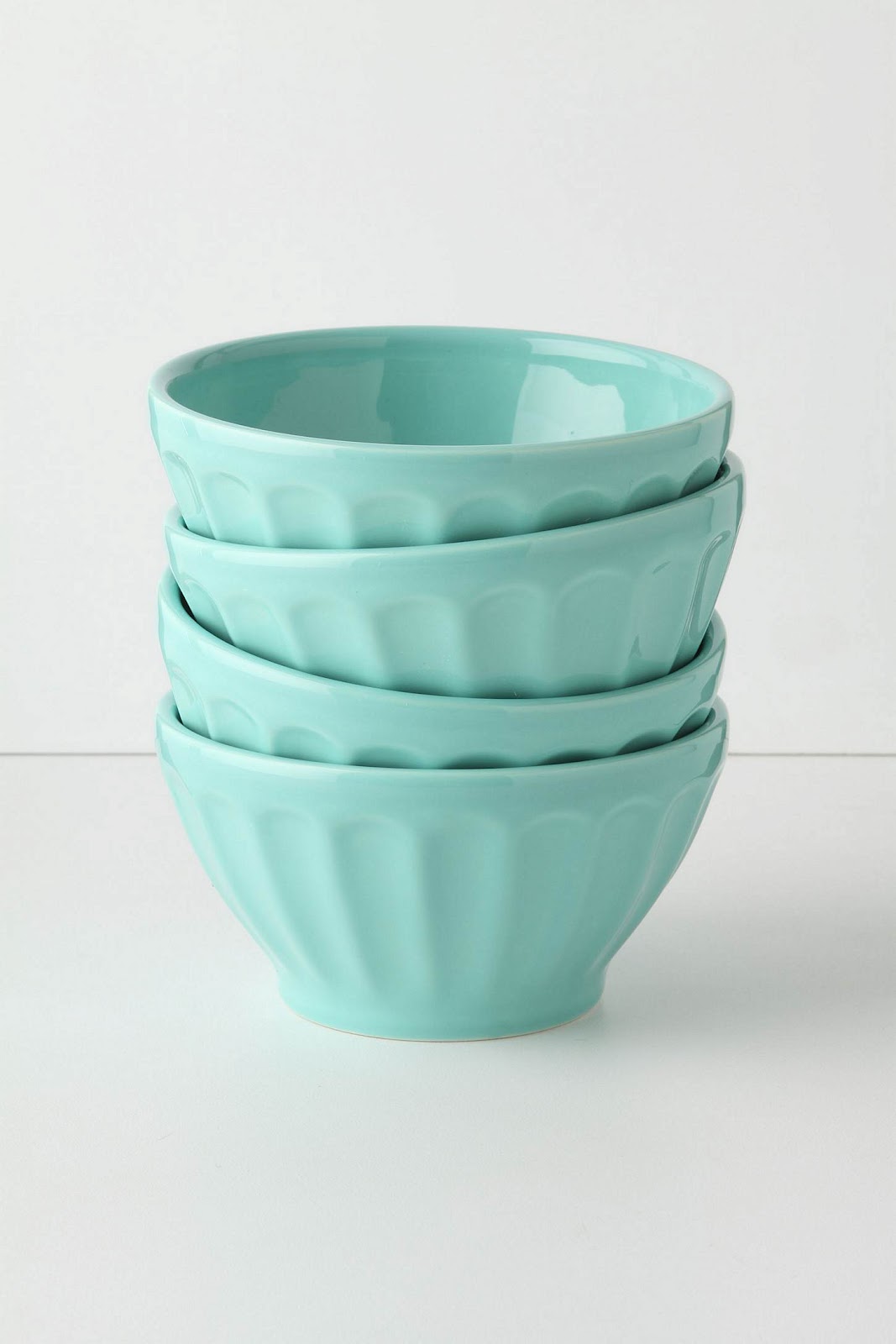 Керамические чаши бирюзового цвета