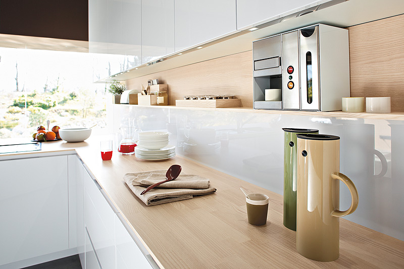 Изысканный дизайн минималистской кухни Orange Series от Snaidero