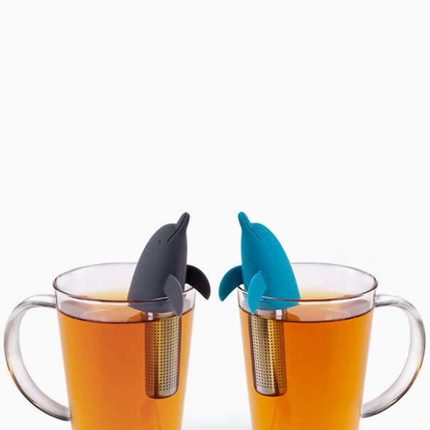 Заварники для чая в форме дельфинов