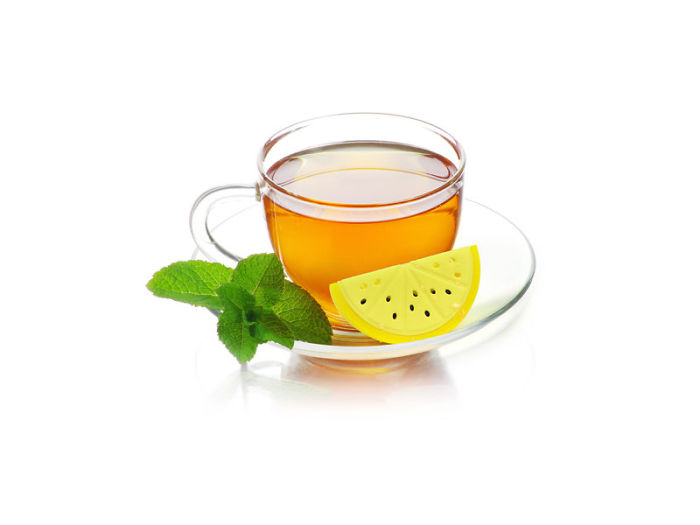 Заварник для чая в форме дольки лимона