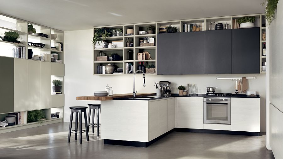 Великолепный дизайн интерьера кухни Motus от Scavolini