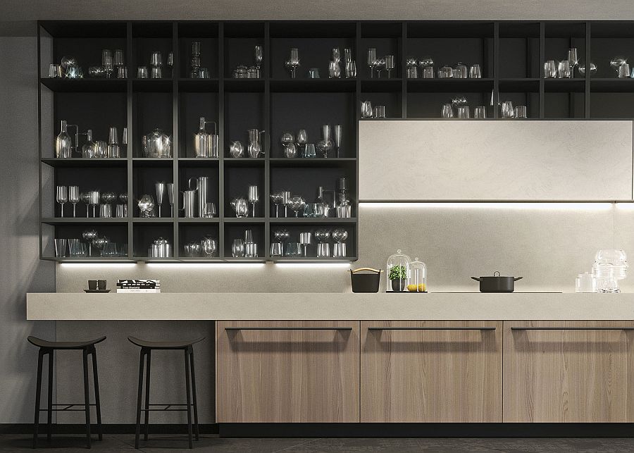 Великолепный минималистский дизайн кухонного гарнитура Opera Kitchen