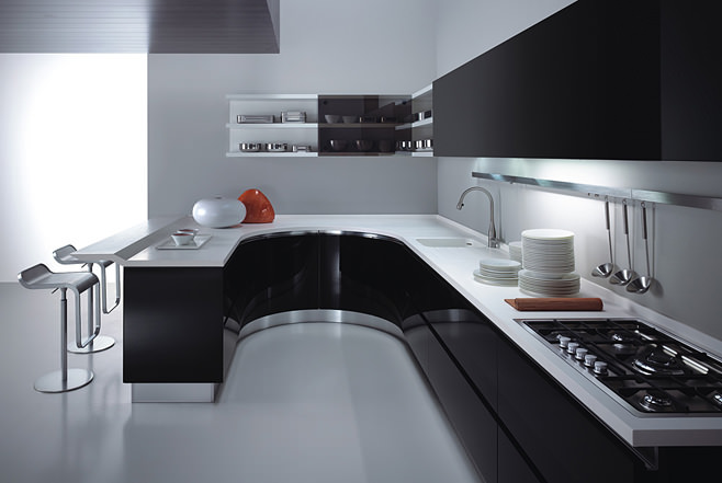 Черно-белая кухня: советы по оформлению, 84 лучших идеи дизайна от antenna-unona.ru | antenna-unona.ru