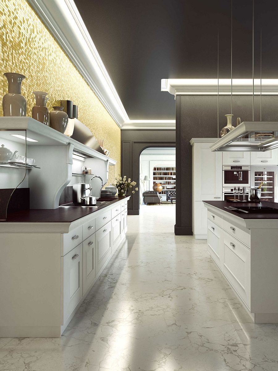 Изысканный дизайн интерьера кухни Gioconda от Snaidero