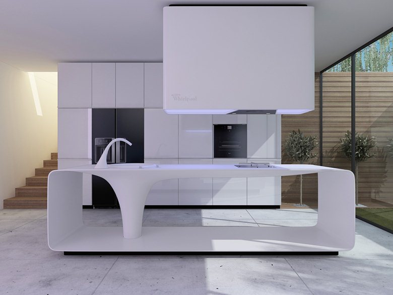 Необычный дизайн кухни Whirlpool Glamour Kitchen от Fimera Design Studio 