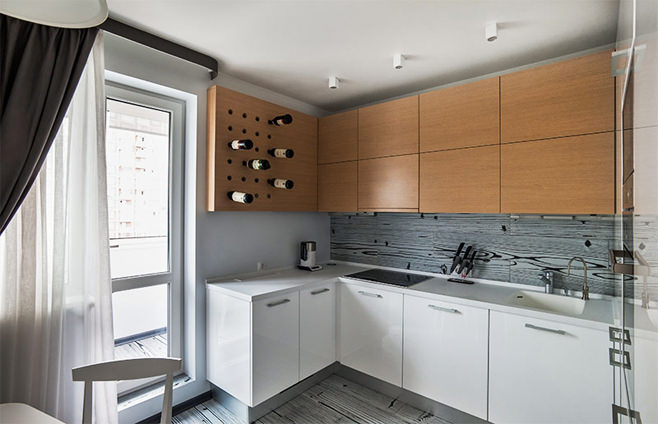 Дизайн интерьера кухонной зоны от Олеси Ситниковой