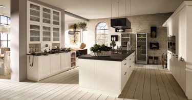 Дизайн интерьера кухни в классическом стиле для частного дома