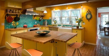 Дизайн интерьера кухни в загородном доме от Fieldwork Architecture