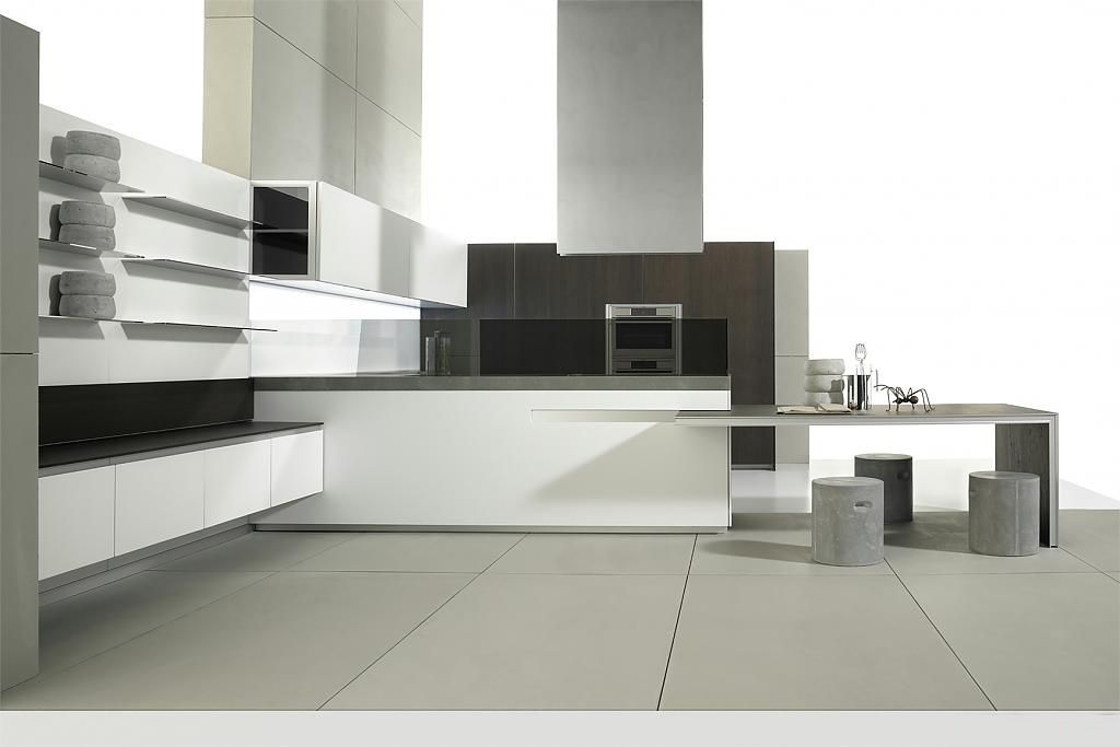 Минималистский дизайн интерьера кухни от Giuseppe Bavuso