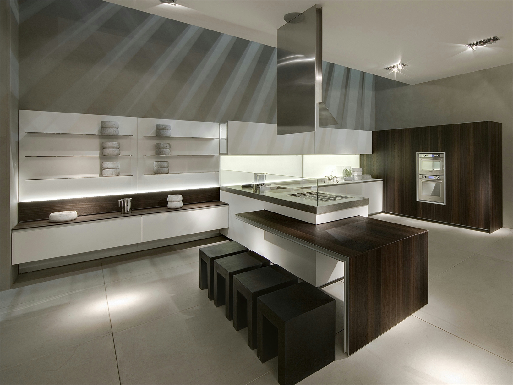 Минималистский дизайн интерьера кухни от Giuseppe Bavuso