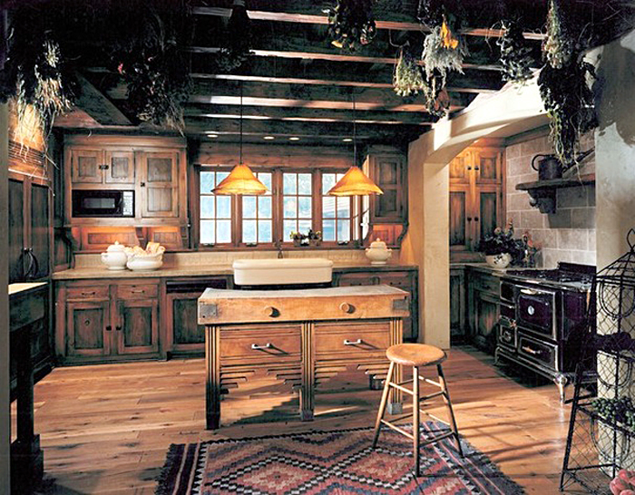Уникальный дизайн кухонного острова от Bruce Kading Interior Design