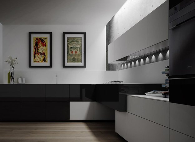 Стильный дизайн интерьера кухни от Софи Му