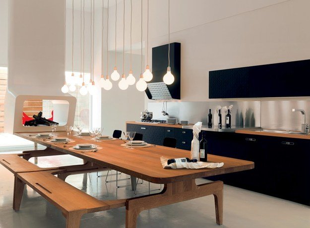 Стильный дизайн интерьера кухни от Софи Му