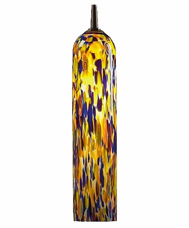 Оригинальный разноцветный подвесной светильник со  светодиодными элементами от Lumens