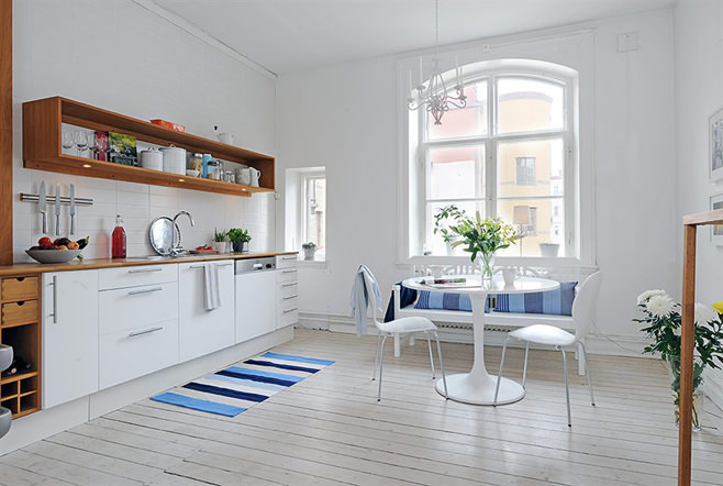 Скандинавский стиль в дизайне интерьера кухни