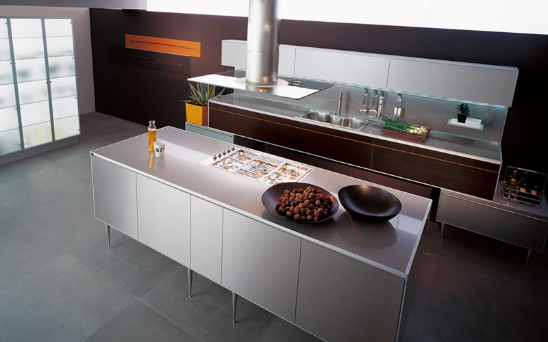 Эксклюзивный дизайн интерьера кухни от Valсucine в стиле минимализм