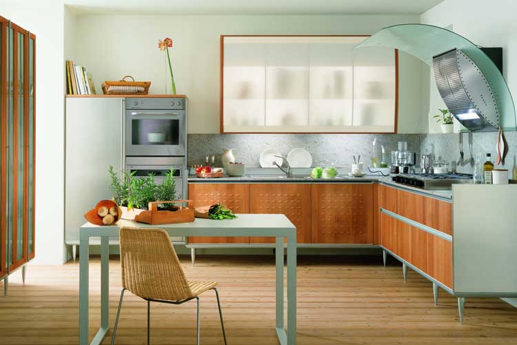 Эксклюзивный дизайн интерьера деревянной кухни от Valсucine