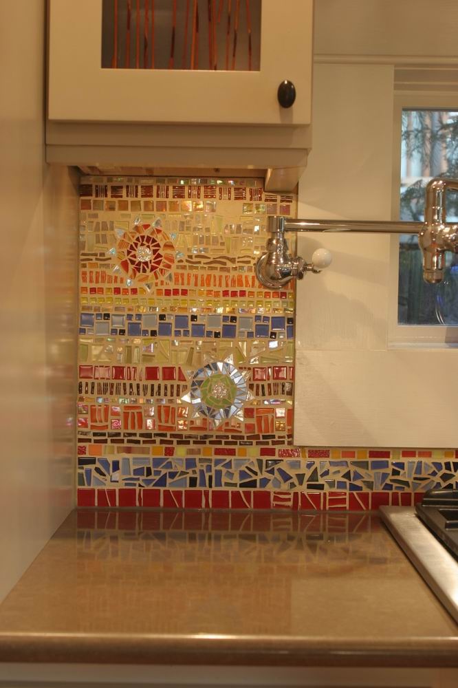 Кухонная мозаика в оформлении рабочего фартука - Фото 7