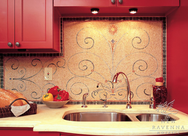 Кухонная мозаика в оформлении рабочего фартука - Фото 10