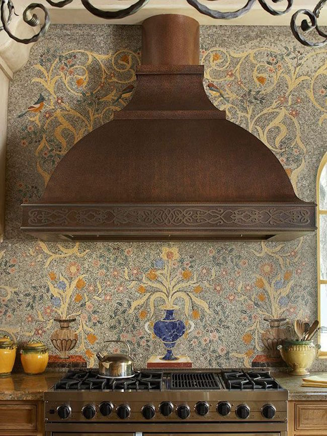 Кухонная мозаика в оформлении рабочего фартука - Фото 13