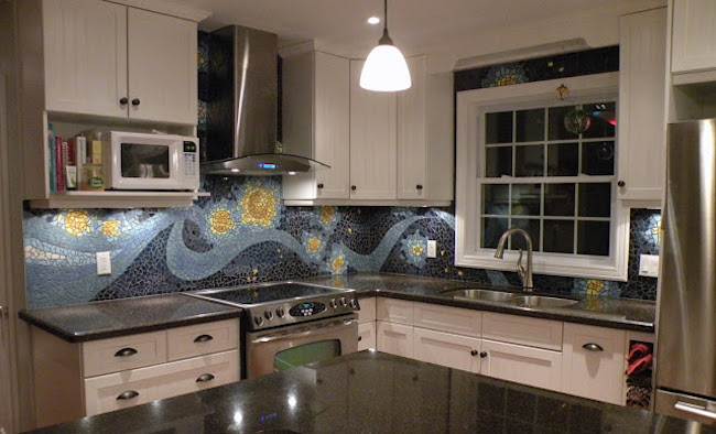 Кухонная мозаика в оформлении рабочего фартука - Фото 17