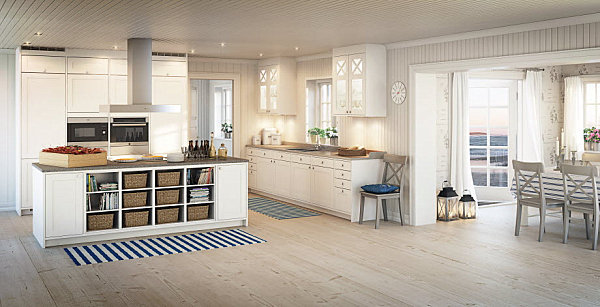 Оригинальный дизайн интерьера кухни в скандинавском стиле