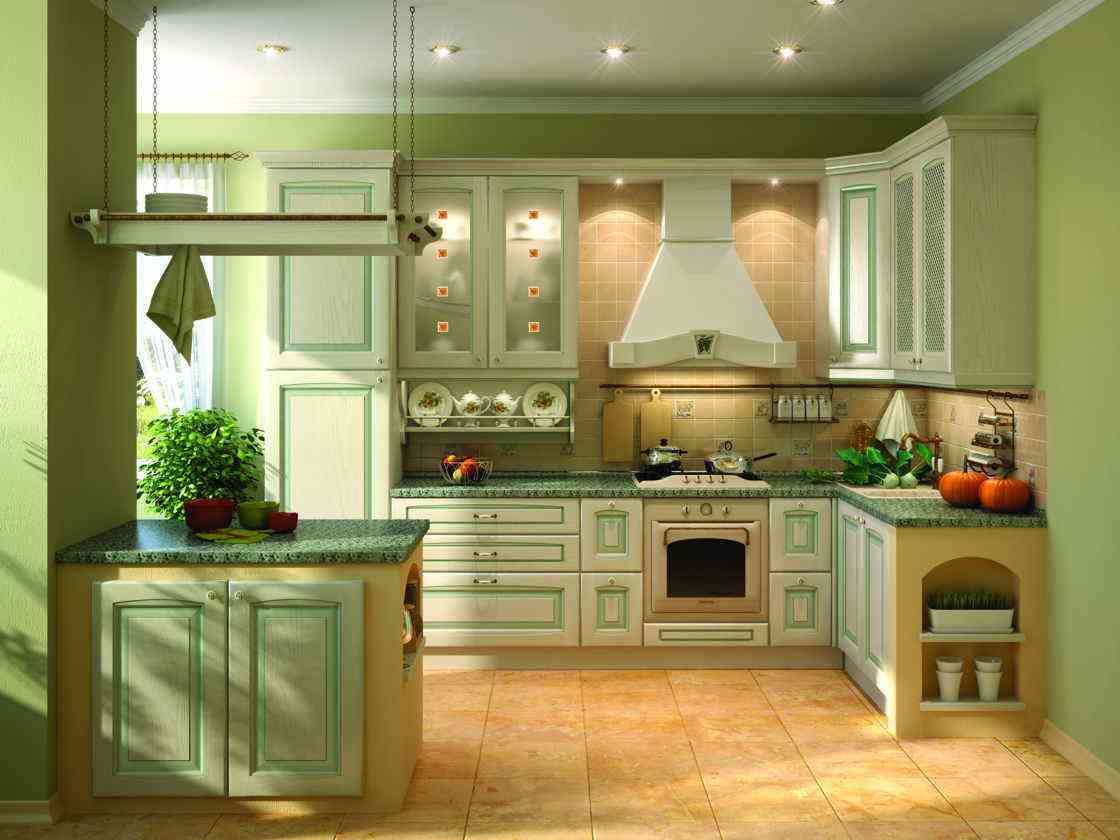 Современный дизайн кухонного гарнитура