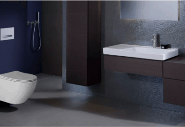 Гостевой санузел рядом с кухней