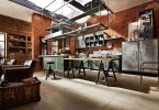 Потрясающий винтажный дизайн интерьера кухни Loft Kitchen от Marchi Group
