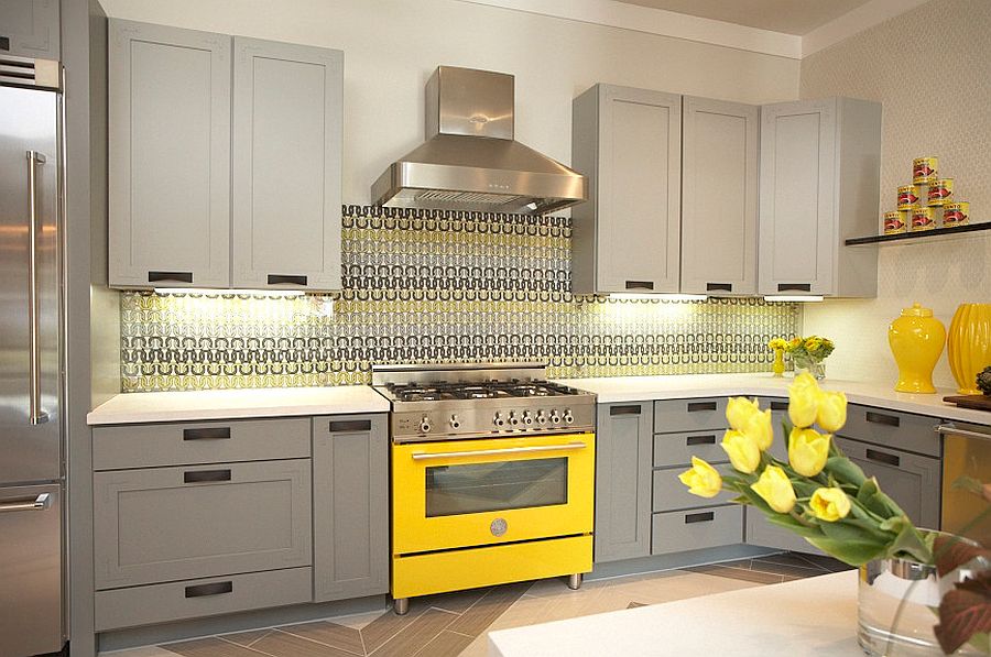 Желтые кухни в интерьере на фото, совместимость желтого цвета | Мебельная фабрика 